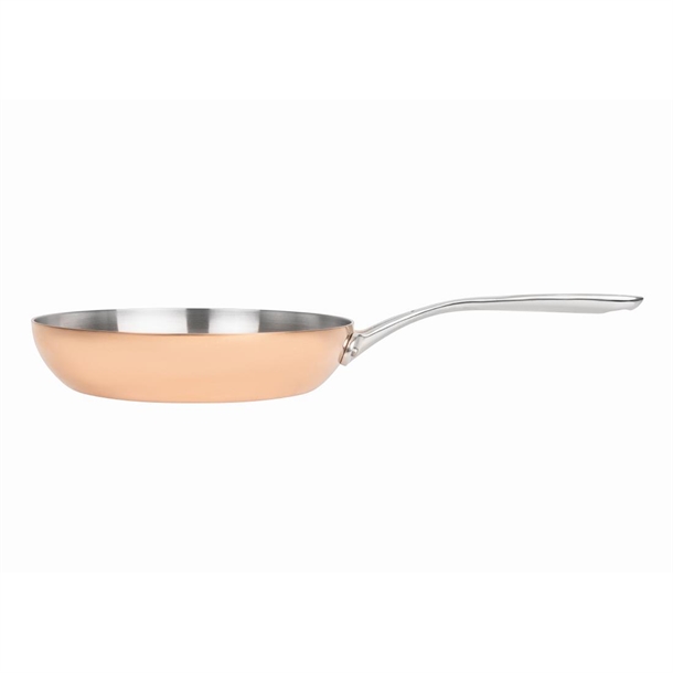 Vogue Copper Tri-Wall Frying Pan 240mm