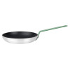 Hygiplas Aluminium Non-stick Teflon Platinum Plus Frying Pan with Green Handle 240mm
