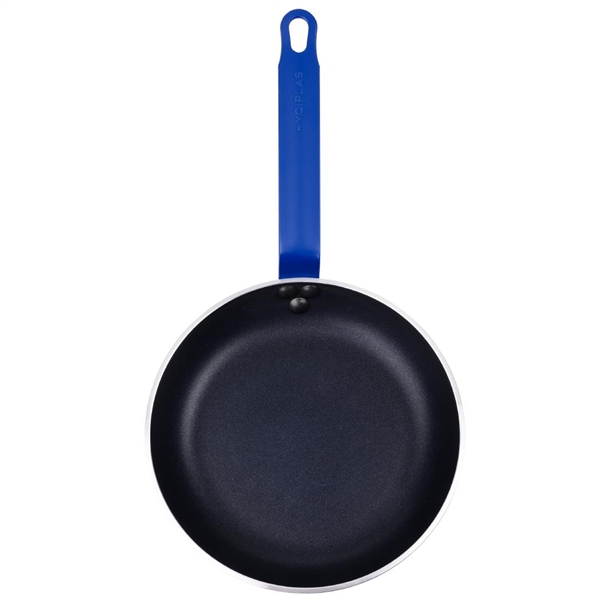 Hygiplas Aluminium Non-stick Teflon Platinum Plus Frying Pan with Blue Handle 24cm Hygiplas Aluminium Non-stick Teflon Platinum Plus Frying Pan with Blue Handle 24cm