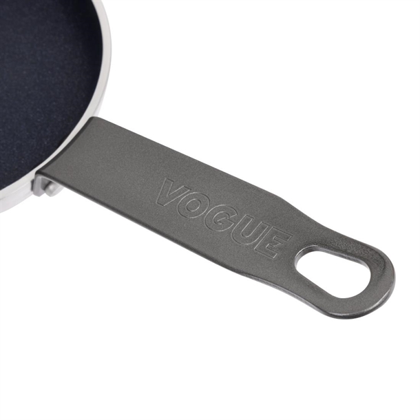 Vogue Aluminium Non-Stick Teflon Blinis Pan 120mm