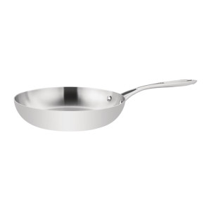 Vogue Stainless Steel & Aluminium Tri-Wall Frying Pan 240mm