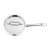 Nisbets Essentials Stainless Steel Saucepan With Lid 200mm Nisbets Essentials Stainless Steel Saucepan With Lid 200mm