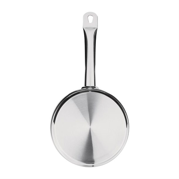 Nisbets Essentials Stainless Steel Saucepan With Lid 200mm Nisbets Essentials Stainless Steel Saucepan With Lid 200mm