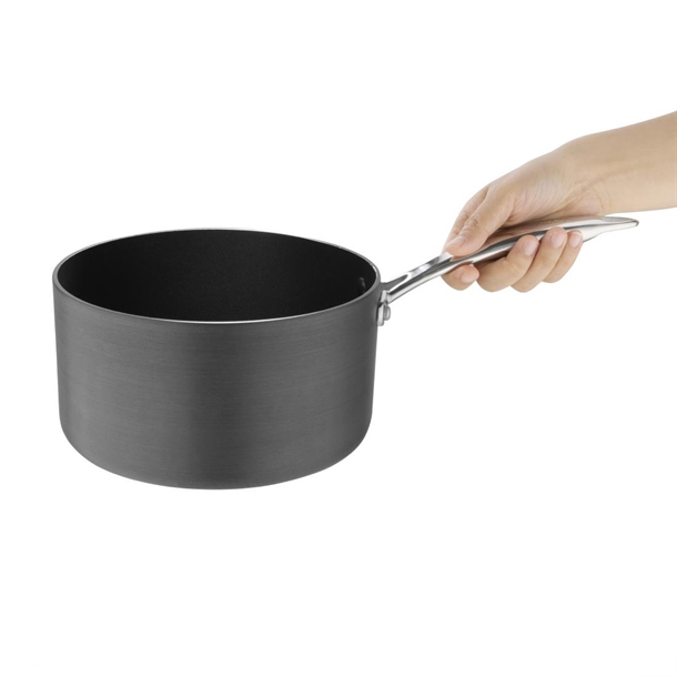 Vogue Anodised Aluminium Non-Stick Saucepan 200mm Vogue Anodised Aluminium Non-Stick Saucepan 200mm