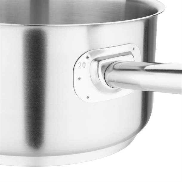 Vogue Stainless Steel Saucepan 200mm Vogue Stainless Steel Saucepan 200mm