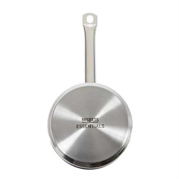 Nisbets Essentials Stainless Steel Saucepan With Lid 160mm