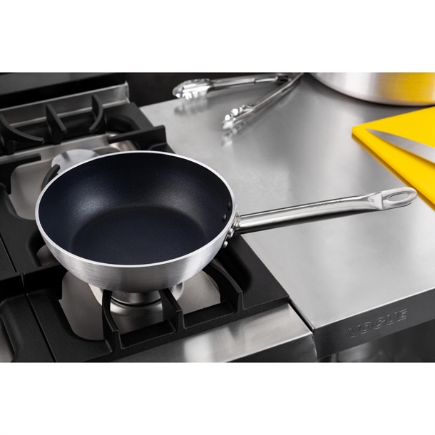 Vogue Aluminium Non-Stick Induction Flared Sauté Pan 240mm Vogue Aluminium Non-Stick Induction Flared Sauté Pan 240mm