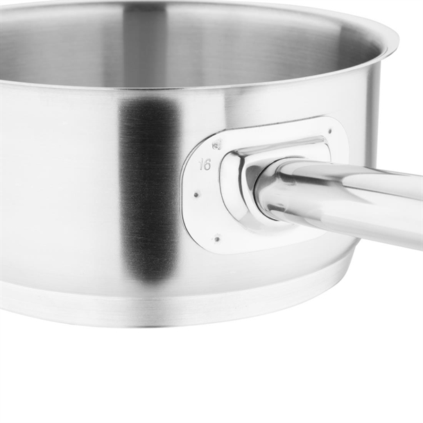 Vogue Stainless Steel Saucepan 160mm Vogue Stainless Steel Saucepan 160mm