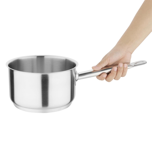 Vogue Stainless Steel Saucepan 180mm Vogue Stainless Steel Saucepan 180mm