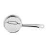 Nisbets Essentials Stainless Steel Saucepan With Lid 140mm Nisbets Essentials Stainless Steel Saucepan With Lid 140mm