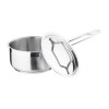 Nisbets Essentials Stainless Steel Saucepan With Lid 140mm Nisbets Essentials Stainless Steel Saucepan With Lid 140mm