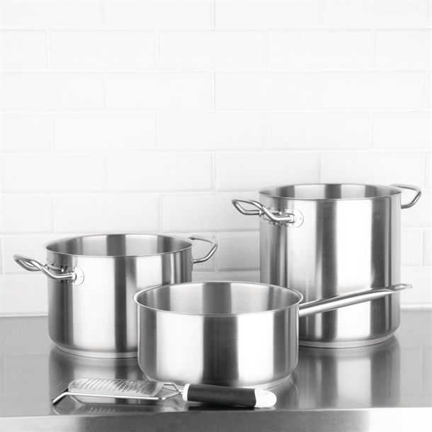 Vogue Stainless Steel Saucepan 240mm