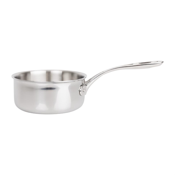 Vogue Stainless Steel & Aluminium Tri-Wall Saucepan 160mm Vogue Stainless Steel & Aluminium Tri-Wall Saucepan 160mm