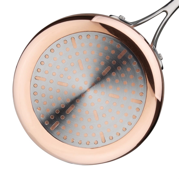 Vogue Copper Tri-Wall Saucepan 180mm Vogue Copper Tri-Wall Saucepan 180mm