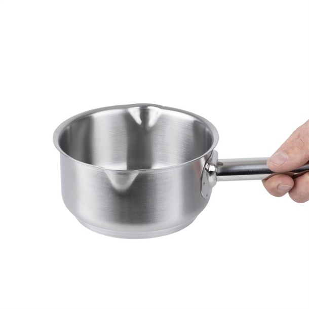 Vogue Stainless Steel Milk Pan 140mm Vogue Stainless Steel Milk Pan 140mm