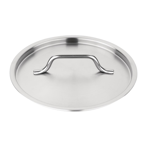 Vogue Stainless Steel Saucepan Lid 180mm Vogue Stainless Steel Saucepan Lid 180mm