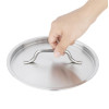 Vogue Stainless Steel Saucepan Lid 180mm Vogue Stainless Steel Saucepan Lid 180mm