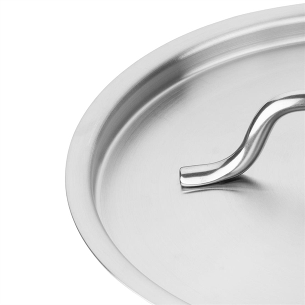 Vogue Stainless Steel Saucepan Lid 180mm Vogue Stainless Steel Saucepan Lid 180mm