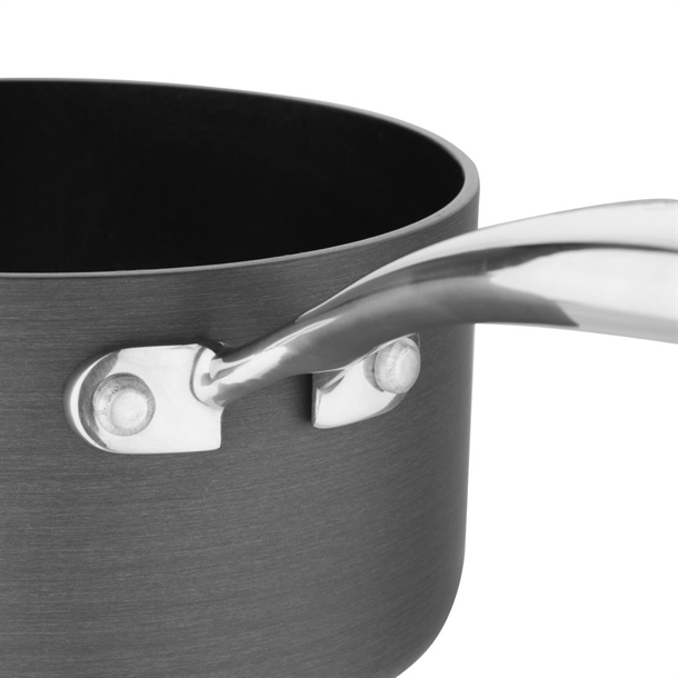 Vogue Anodised Aluminium Non-Stick Saucepan 180mm Vogue Anodised Aluminium Non-Stick Saucepan 180mm