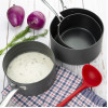 Vogue Anodised Aluminium Non-Stick Saucepan 180mm Vogue Anodised Aluminium Non-Stick Saucepan 180mm