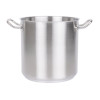 Vogue Stainless Steel Deep Stock Pot 240mm