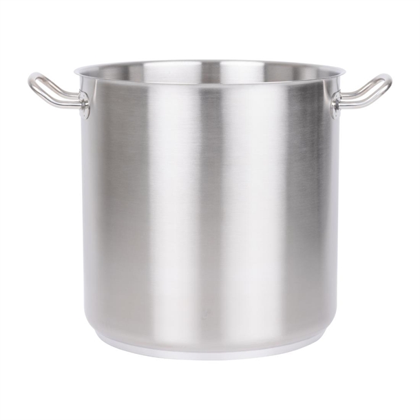 Vogue Stainless Steel Deep Stock Pot 300mm
