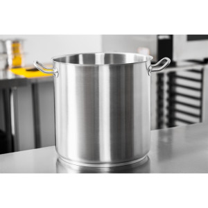 Vogue Stainless Steel Deep Stock Pot 300mm