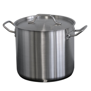 Förje Stainless Steel Stockpot with Lid - 12Ltr