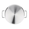Nisbets Essentials Stainless Steel Stew Pot With Lid 240mm