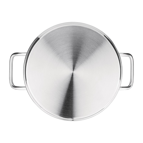 Nisbets Essentials Stainless Steel Stew Pot With Lid 240mm