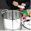 Nisbets Essentials Stainless Steel Stew Pot With Lid 240mm