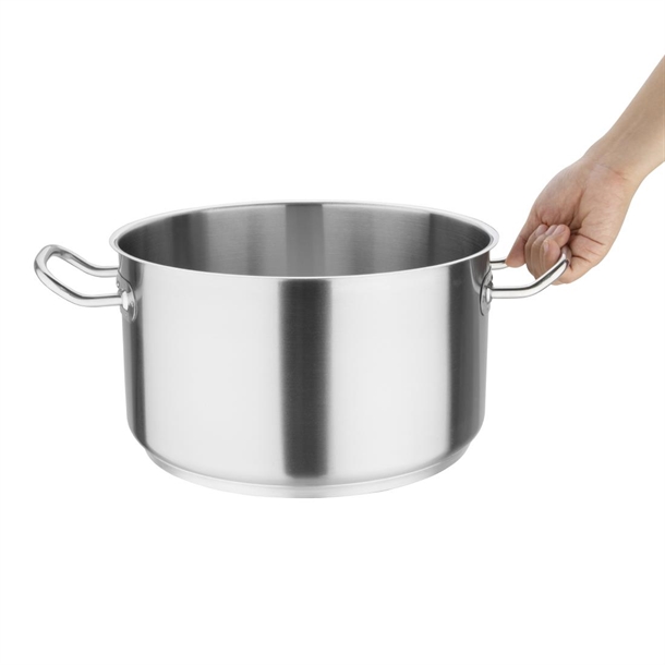 Vogue Stainless Steel Stew Pan 280mm Vogue Stainless Steel Stew Pan 280mm