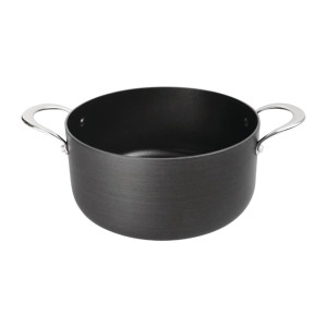 Vogue Anodised Aluminium Non-Stick Casserole Pan 240mm