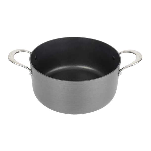Vogue Anodised Aluminium Non-Stick Casserole Pan 240mm Vogue Anodised Aluminium Non-Stick Casserole Pan 240mm