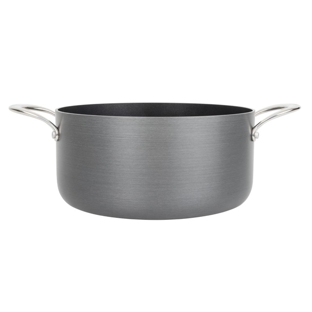 Vogue Anodised Aluminium Non-Stick Casserole Pan 240mm Vogue Anodised Aluminium Non-Stick Casserole Pan 240mm