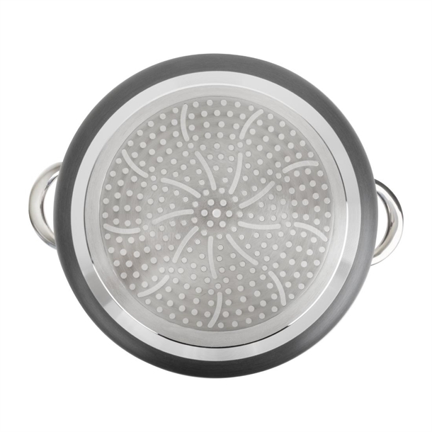 Vogue Anodised Aluminium Non-Stick Casserole Pan 240mm Vogue Anodised Aluminium Non-Stick Casserole Pan 240mm