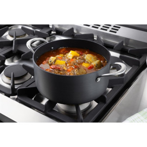 Vogue Anodised Aluminium Non-Stick Casserole Pan 240mm