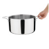 Vogue Stainless Steel & Aluminium Tri-Wall Stew Pan 280mm Vogue Stainless Steel & Aluminium Tri-Wall Stew Pan 280mm