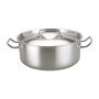 Chef Inox Elite Casserole Pan with Lid 12Ltr