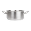 Vogue Stainless Steel Casserole Pan 240mm Vogue Stainless Steel Casserole Pan 240mm