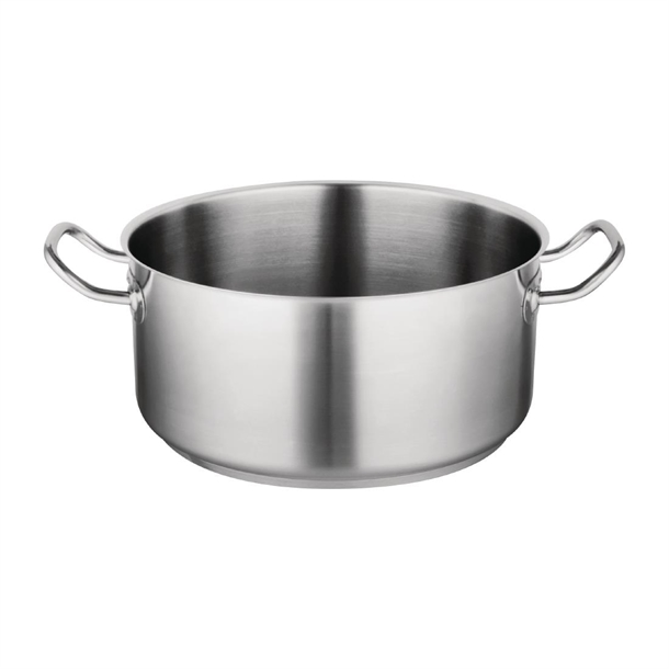 Vogue Stainless Steel Casserole Pan 360mm Vogue Stainless Steel Casserole Pan 360mm