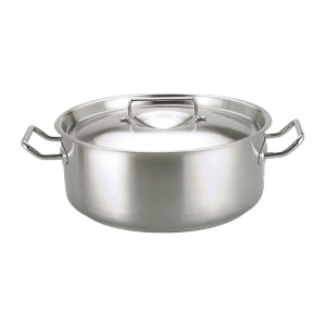 Chef Inox Elite Casserole Pot with Lid 37Ltr