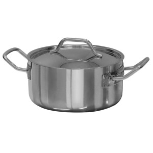Förje Low Casserole Pot with Lid - 3.3Ltr