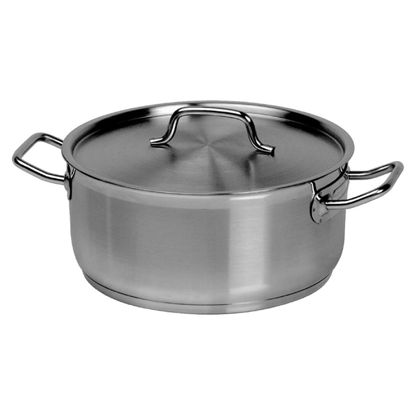 Förje Low Casserole Pot with Lid - 5Ltr Förje Low Casserole Pot with Lid - 5Ltr