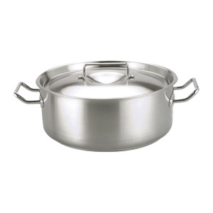 Chef Inox Elite Casserole Pot with Lid 25Ltr