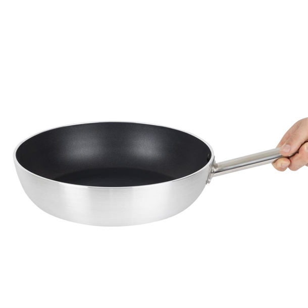 Vogue Aluminium Non-Stick Teflon Platinum Plus Sauté Pan 320mm