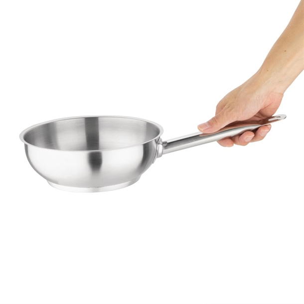 Vogue Stainless Steel Sauté Pan 200mm Vogue Stainless Steel Sauté Pan 200mm