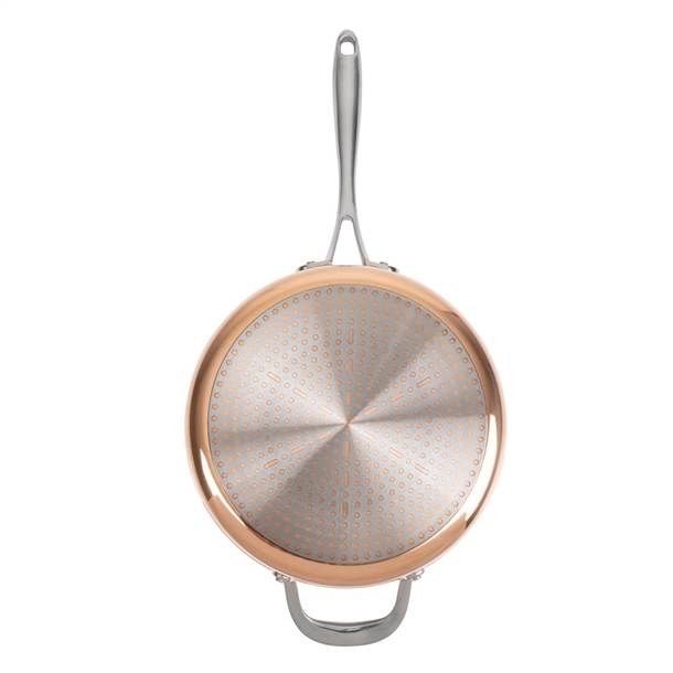 Vogue Copper Tri-Wall Sauté Pan 240mm