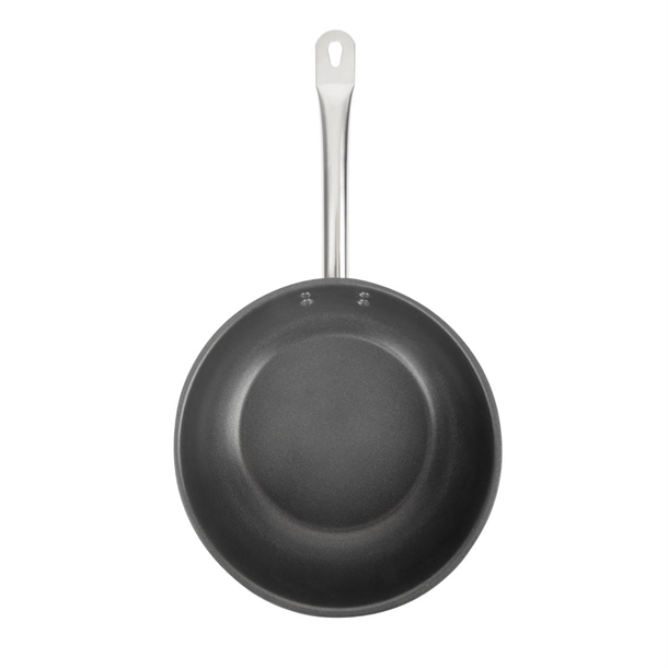 Vogue Stainless Steel Non-Stick Teflon Platinum Plus Sauté Pan 240mm