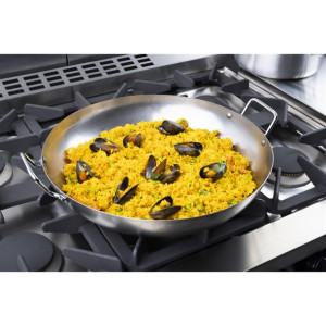 Vogue Carbon Steel Paella Pan 400mm